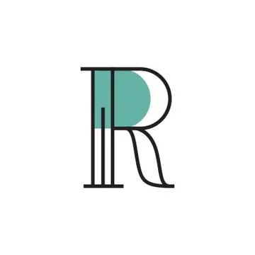 Letter R Stock Illustration