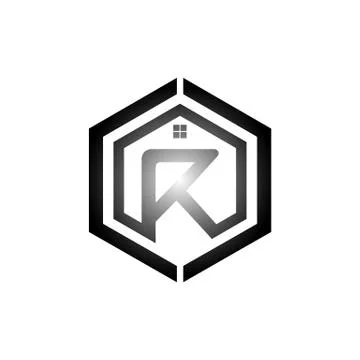 Letter R Logo Design Element with Business Card illustration Vector Logotype  Stock Illustration