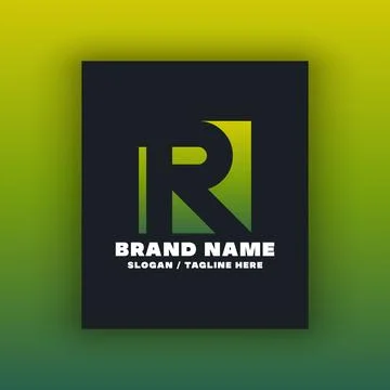 Letter R logo design template Stock Illustration