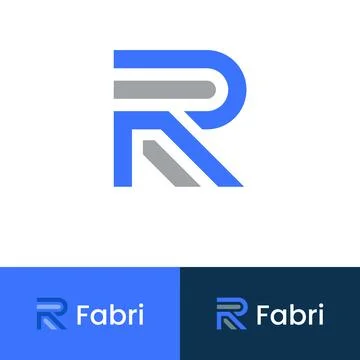 Letter r logo design vector template Illustrazione stock