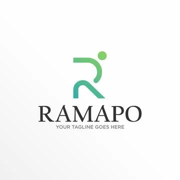 Letter R logo free vector stock. Body abstract design concept. Stock Illustration