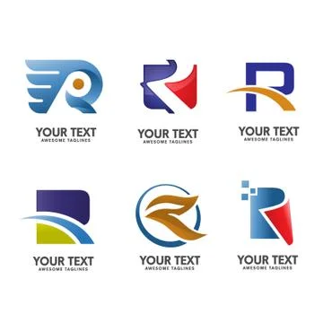 Letter R logo Stock Illustration