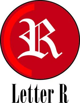 Letter R Logo Stock Illustration