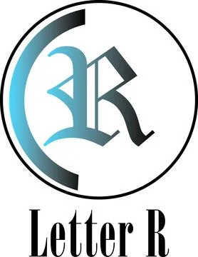 Letter R Logo Stock Illustration