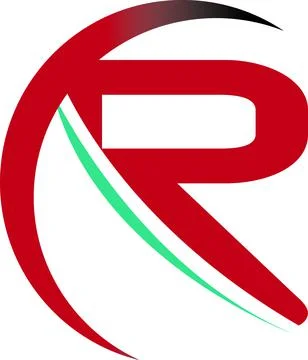 Letter R Logo Stock Illustration
