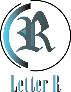 Letter R Logo Stock Illustration