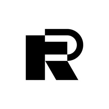 Letter R logo Stock Illustration