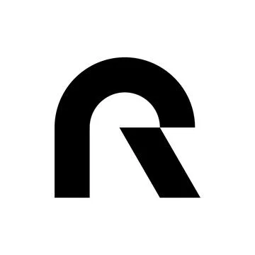 Letter R logo Stock Illustration