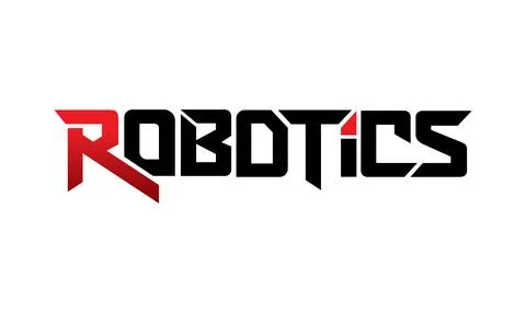 Letter robotics design vector symbol Stock Illustration