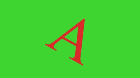 A letter Rotating Animation Video Stock Footage 130491903