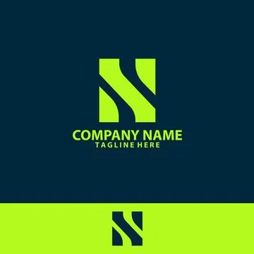 Letter S abstrack geometric logo design vector Illustrazione stock