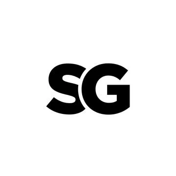 Letter S and G, SG logo design template. Minimal monogram initial based log.. Stock Illustration