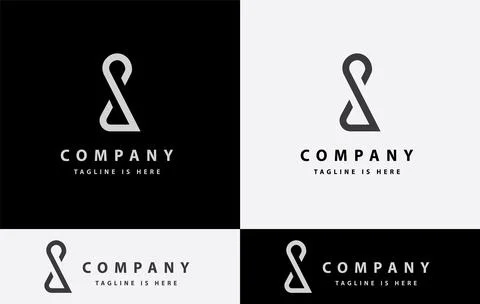 Letter S Creative  logo design brand logo design Stock Illustration
