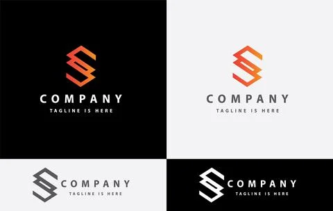 Letter S Creative  logo design brand logo design Stock-Illustration