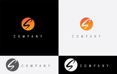 Letter S Creative  logo design brand logo design Stock Illustration