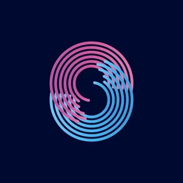 Letter S creative logo or abstract symbol Stock Illustration