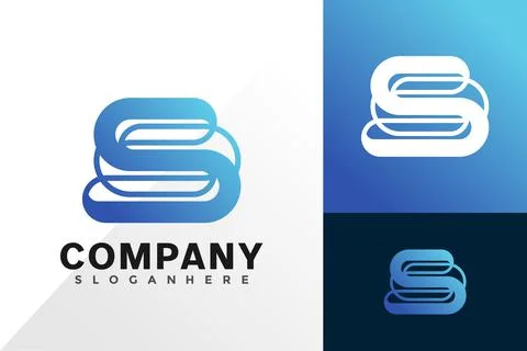 Letter S creative logo vector design. Abstract emblem, designs concept, logos Stock Illustration