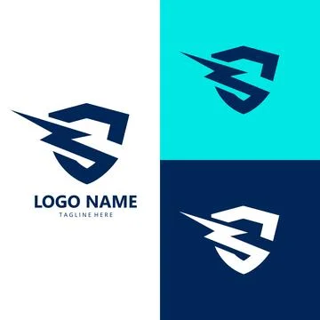 Letter S flash logo design vector Stock Illustration
