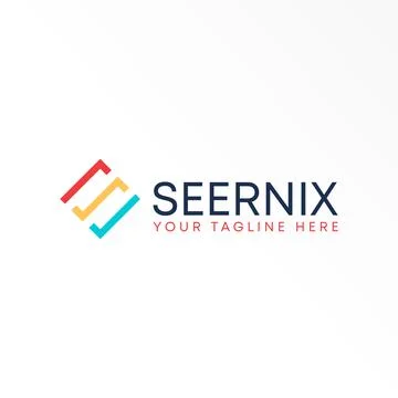 Letter S free logo vector stock. Square abstract design concept. Stock Illustration