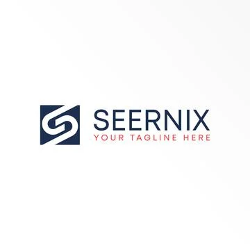 Letter S free logo vector stock. Square abstract design concept. Illustrazione stock
