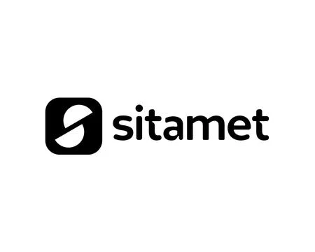 Letter S Half Circle Logo Stock Illustration