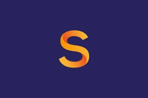Letter S logo design . abstract modern letter S logo concept Stock Illustration