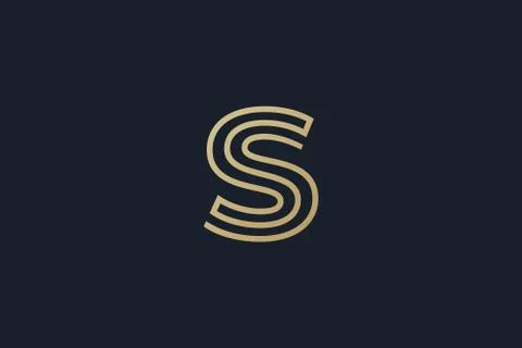 Letter S logo design . abstract modern letter S logo concept Stock Illustration