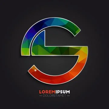 Letter S logo design Stock Illustration