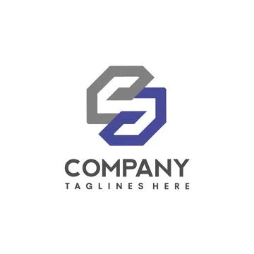 Letter S logo design template elements Stock Illustration