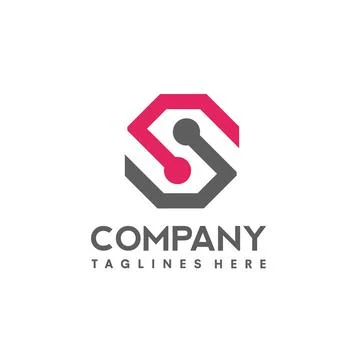 Letter S logo design template elements Stock Illustration
