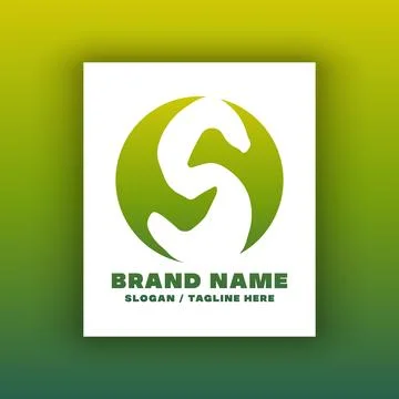 Letter S logo design template Illustrazione stock