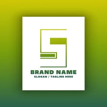 Letter S logo design template Illustrazione stock