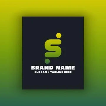 Letter S logo design template Illustrazione stock