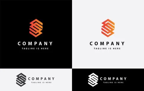 Letter S logo design vector Stock Illustration