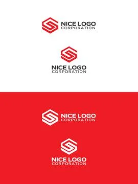 Letter s logo Illustrazione stock