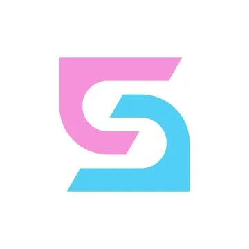 Letter S logo Illustrazione stock