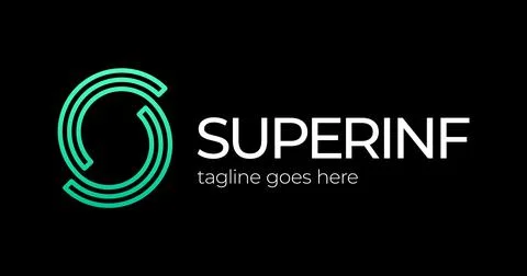 Letter S logo. Infinity Letter S Logo Design Template. Vector logotype design Illustrazione stock