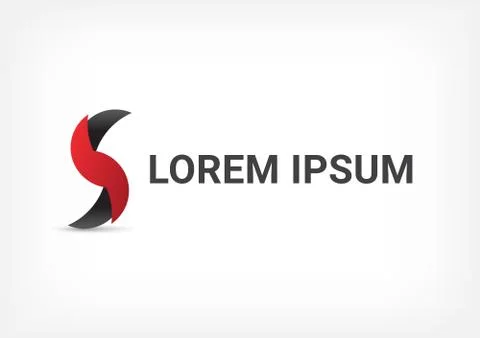 Letter s logo layer design template Stock Illustration