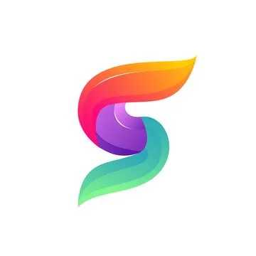 Letter S Modern Logo Vector Design Template Stock Illustration