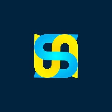Letter s monogram logo concept Stock Illustration