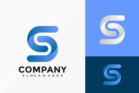 Letter S Monogram Logo Vector Design. Abstract emblem, designs concept, logos Stock Illustration