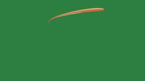 The letter s red kite flying in sky an orange logo marker cartoonish Stock Footage 336049883