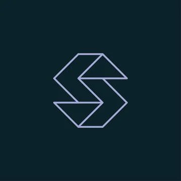 Letter S SS logo design inspiration vector template. Line art S monogram symbol Stock Illustration
