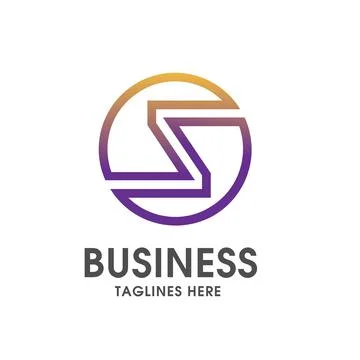Letter S strong logo vector illustration template Stock Illustration
