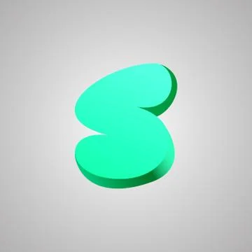 Letter S. Vector comic style font. EPS10 Stock Illustration