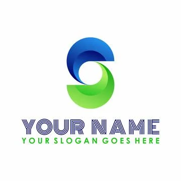 Letter S vector or font that has an attractive shape. イラスト素材