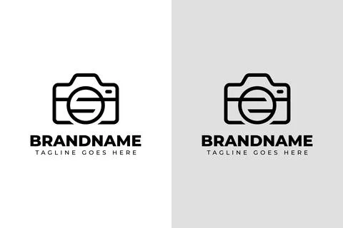 Letter S Z Camera Modern Logo Set, symbolizing photography, production, and.. Stock Illustration