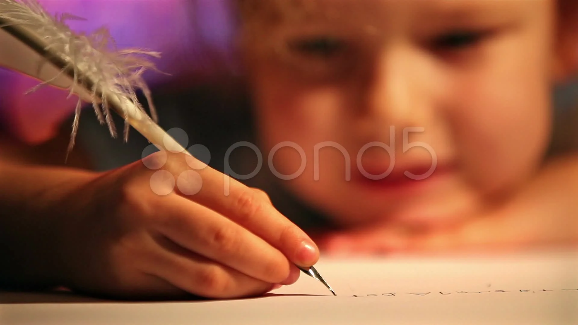 girl writing a letter to santa