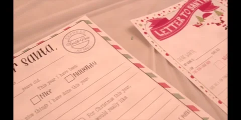 Letter to Santa Video stock 283880669