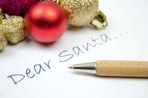 Letter to Santa Stock Photos